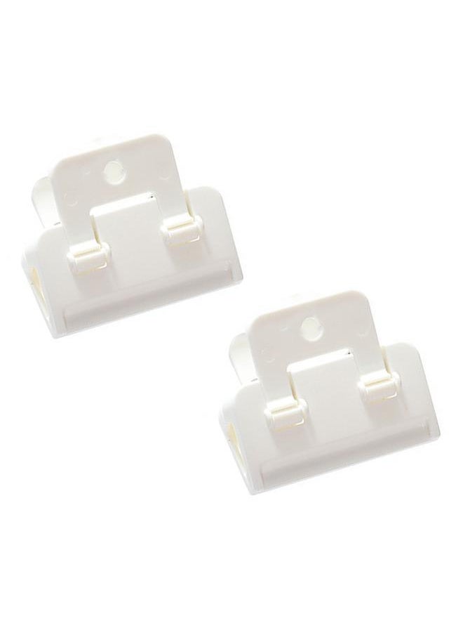Thoraya 2 PCS Large Bag Clips One Hand Operation Reusable Plastic Heavy Seal Grip for Food Storage S  - Image 1