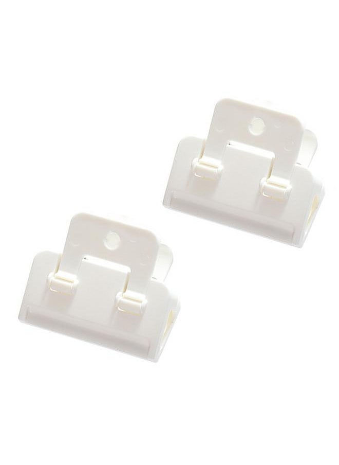 Thoraya 2 PCS Large Bag Clips One Hand Operation Reusable Plastic Heavy Seal Grip for Food Storage S  - Image 2