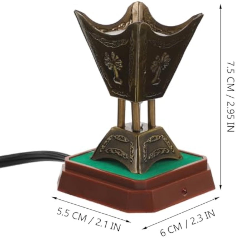 Small Electric Steamer for Car and Home from Stoppaza, Aromatic Steamer 2.95 x 2.36 x 2.16 inches with Middle Eastern Vintage Design for Relaxation and Decor - Image 5