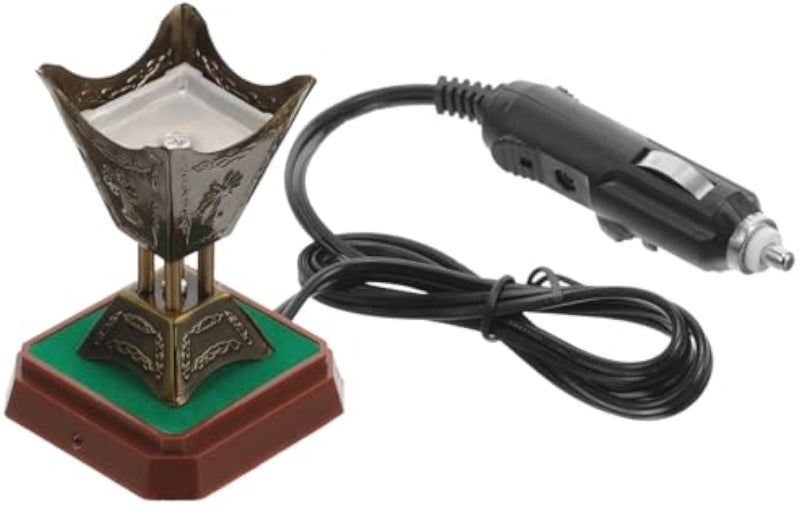 Small Electric Steamer for Car and Home from Stoppaza, Aromatic Steamer 2.95 x 2.36 x 2.16 inches with Middle Eastern Vintage Design for Relaxation and Decor - Image 1