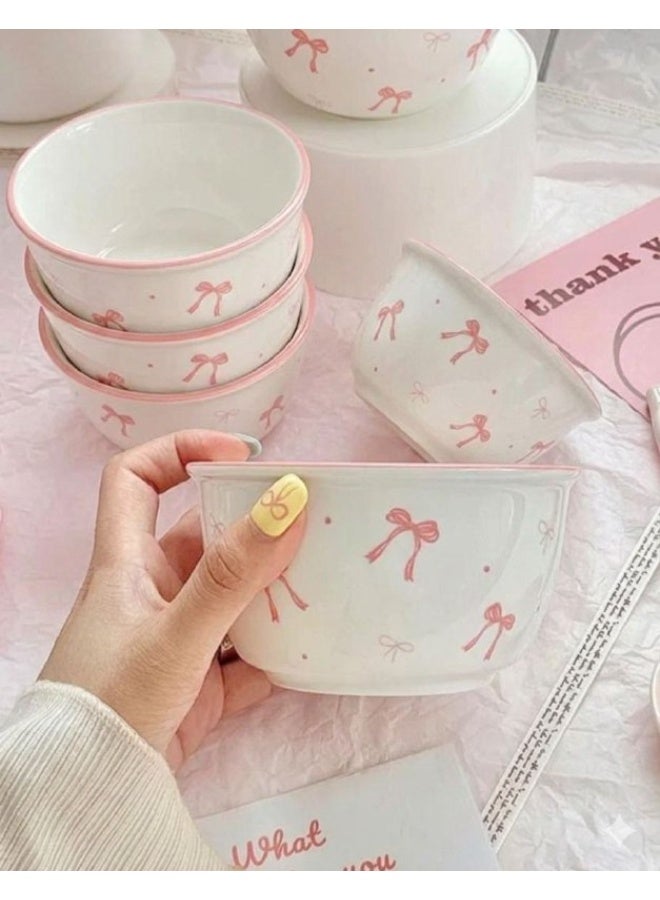 6-piece porcelain bowl set - Image 1
