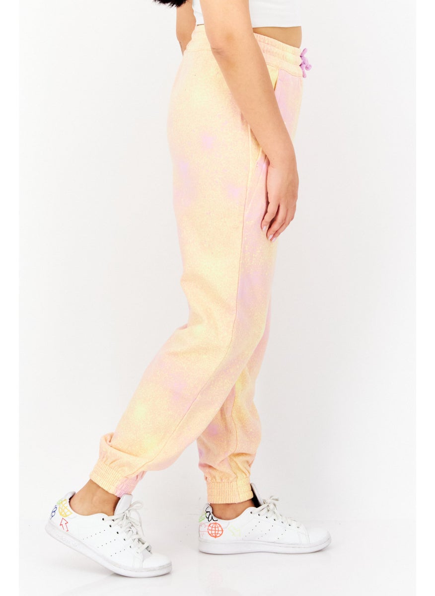 adidas Originals Women Sportswear Fi Embroidered Logo Jogger Pant, Pink Combo  - Image 4