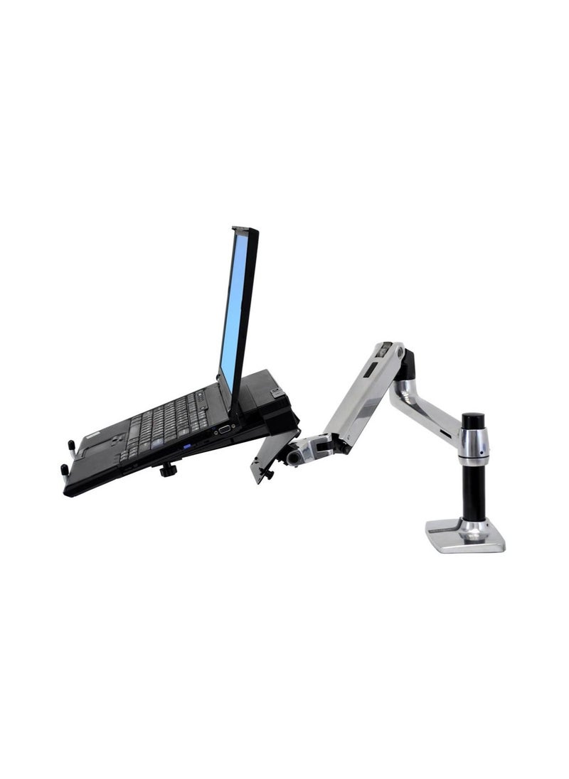 Ergotron - Ergotron 50-193-200 Notebook Tray for Laptop, Notebook and Tablet Screens up to 17.3 Inches. Add on for VESA Monitor Arms. - Image 1