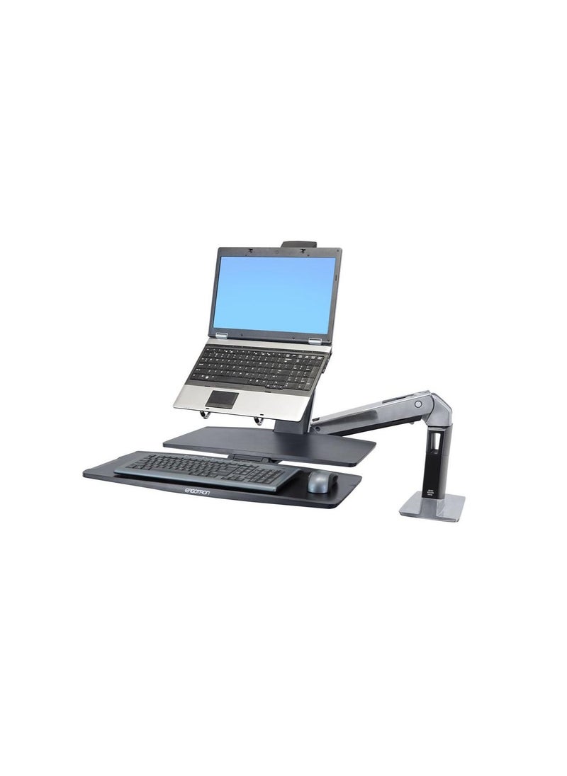 Ergotron - Ergotron 50-193-200 Notebook Tray for Laptop, Notebook and Tablet Screens up to 17.3 Inches. Add on for VESA Monitor Arms. - Image 1