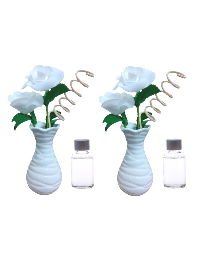 2pcs Diffuser Incense Sticks and Artifical Flower