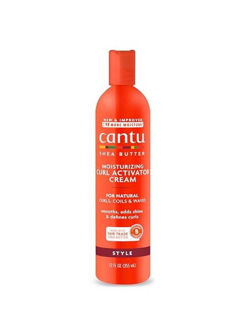 Cantu Moisturizing Curl Activator Cream with Shea Butter for Natural Hair 12 fl oz