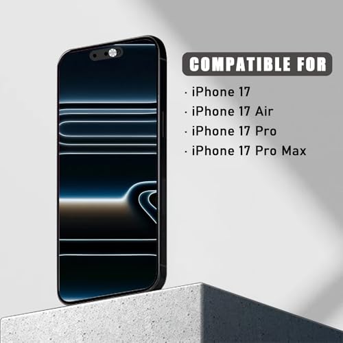 EYSOFT Front Camera Cover Compatible for iPhone 17 Pro Max/ 17 Pro/17 Air/17,Webcam Cover Protect Privacy and Security,Not Affect Face ID,Strong Adhesive-Silver-Updated Version - Image 3