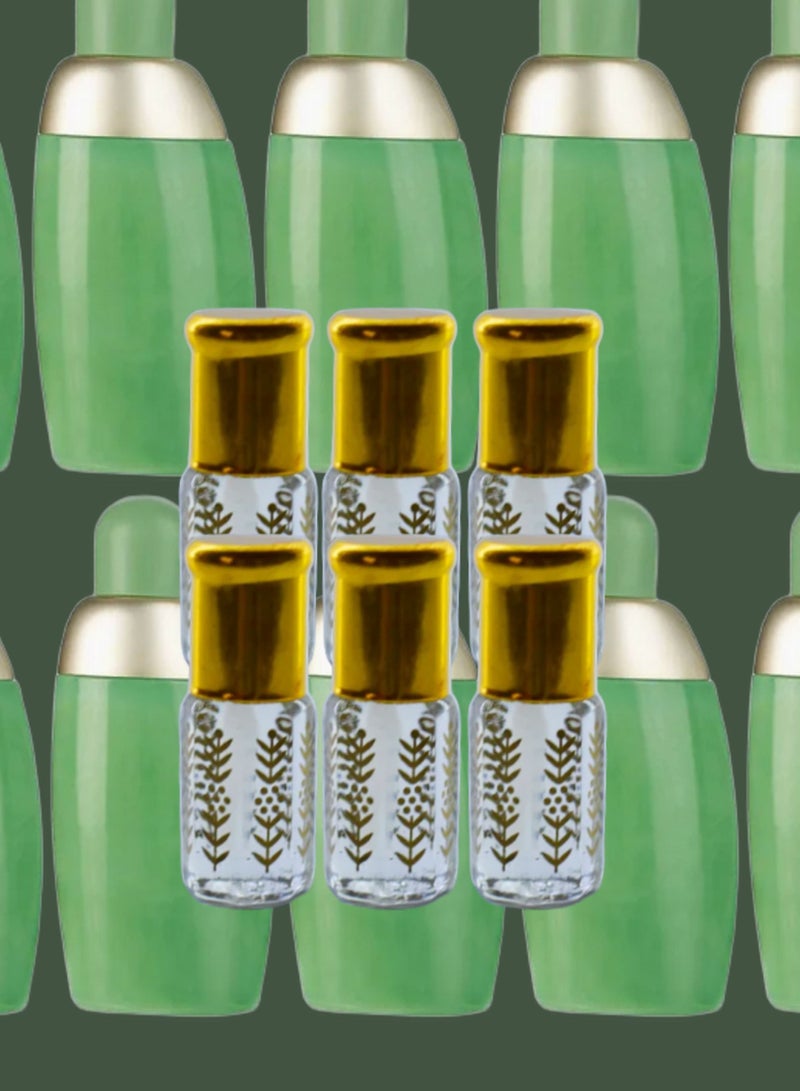 6 Pieces Eden Essential Oil For Women Original Clear 3 Ml