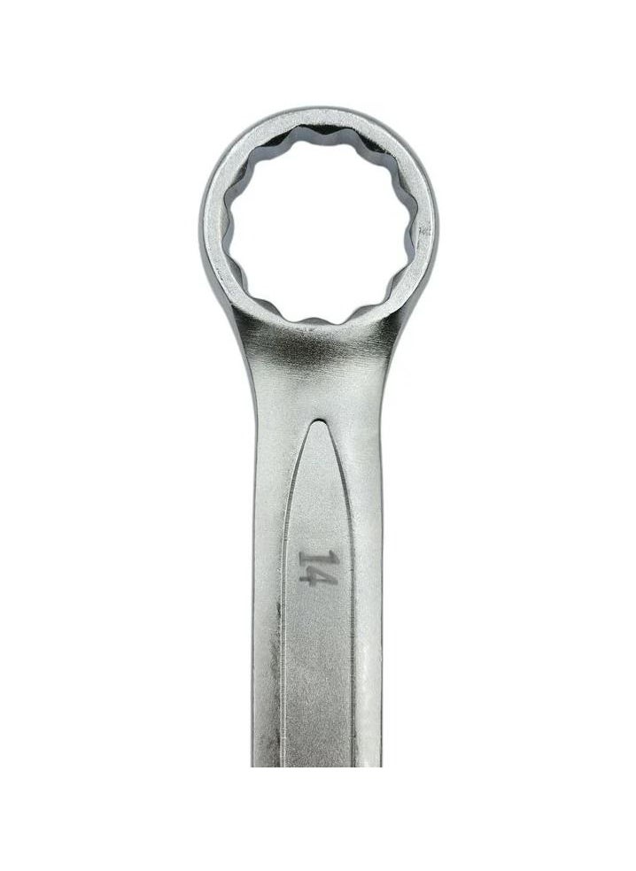 TOTAL - 14 Size Double Side Spanner Combination Ring Open End Spanner Chrome Vanadium 1 Pcs TCSPA141 - Image 1