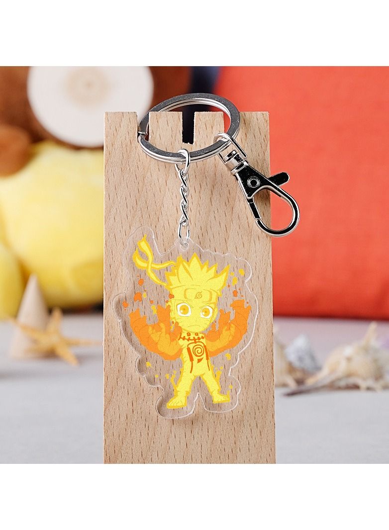 Naruto Acrylic Pendant Keychain