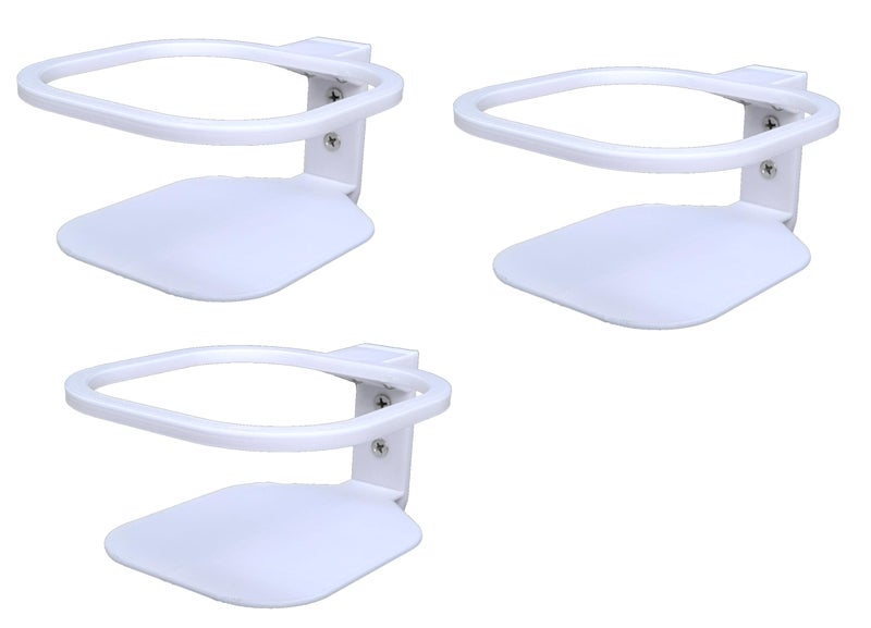 makerV Wall Mount Bracket for Tp-Link Deco M4/ Deco E4, Wall Stand/Holder for Tp-Link Deco M4/ Deco E4 Mesh WiFi Router: Plastic: Screw Mount: Pack of 3 - Image 1