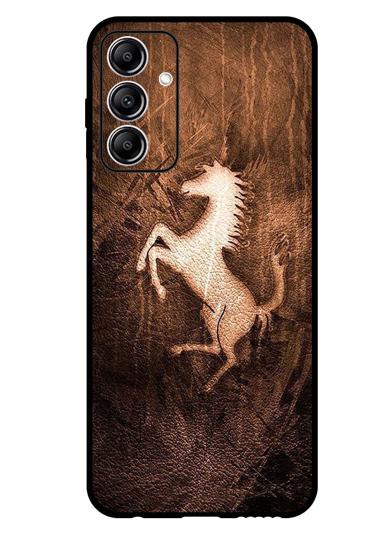 Theodor Protective Case Anti Scratch Shock Proof Bumper Cover For Samsung Galaxy A55 Leather Horse - Image 1