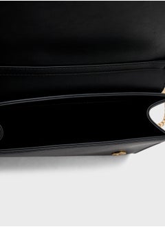 Love Moschino Logo Detailed Flap Over Clutche  - Image 5