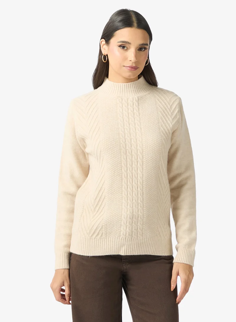 ايلا كنزة محبوكة بالكابل