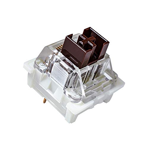outemu Brown Switches- 65 Pack, 3-Pin Tactile Dustproof Key Switches - Replacement Switches for Mechanical Gaming Keyboard - Image 1