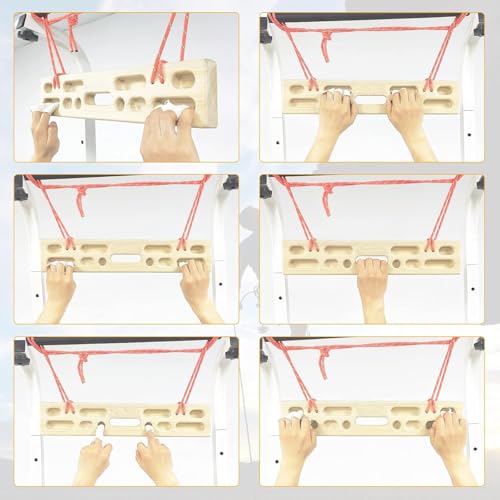 VIXERA Portable Hangboard | Rock Climbing Hangboard | Hang Board for Climbing | Rock Climbing Gifts for Rock Climbers for Climbers | Bouldering Gifts - Image 5