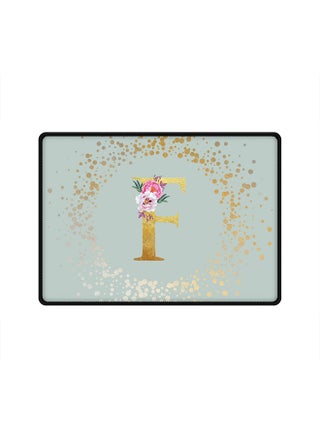 Designer Gaming Mouse Pad Anti-Skid Mousepad Large Keyboard Mouse Pad Desk Mat Custom Monogram Initial Letter Floral Pattern Alphabet - F(Light Grey) - pzsku/Z79D4685C812EE4BE017AZ/45/_/1696070545/d434046b-da2e-4d45-973d-ee8d56790577