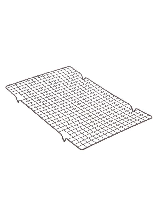 Five Simply Smart Rectangular Powder Coated Steel Pastry Grid Grey 8.2 x 2 x 25.3 cm 151183 - Image 1