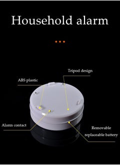 DUNISO Water Leak Detector，household ABS leak detector, intelligent leak detection alarm, with battery and high decibel speaker, detachable, suitable for basement, bathroom, laundry room, kitchen, garage，white  - Image 3