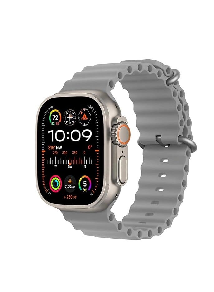 adhomax New T900 Ultra 2 smart watch Elegant Design 2.2" NFC, infinite display, Fitness Tracker, Heart Rate, Bluetooth, Wireless Charging, works with IOS and android, for men and women - Image 2