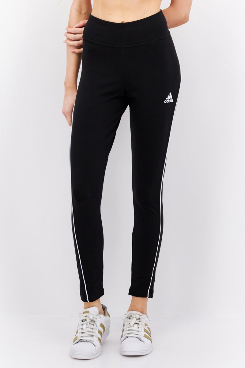 Adidas Women Sportswear Fit Pull On Training Leggings, Black - Image 1