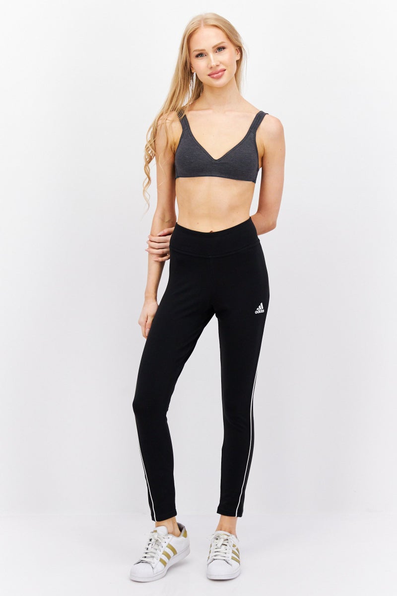 Adidas Women Sportswear Fit Pull On Training Leggings, Black - Image 4