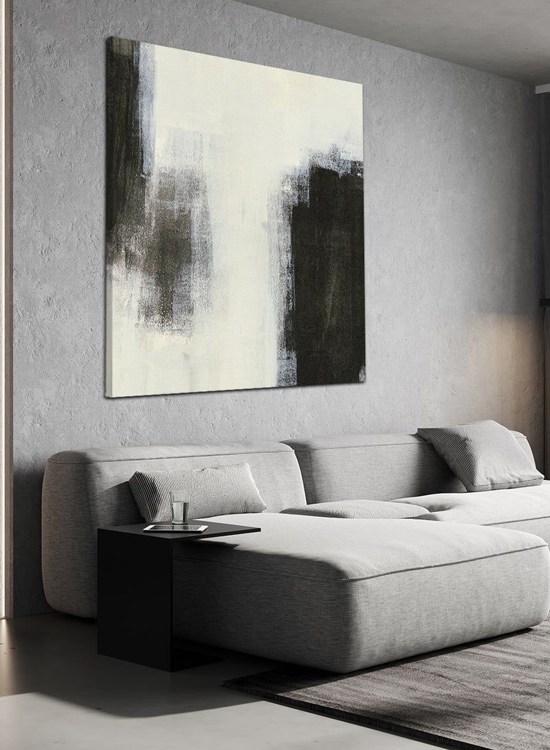 لوحة كانفاس على إطار خشبي بتصميم نمط فني - Image 1