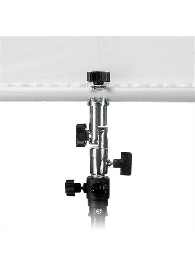 Fotodiox - Pro Studio Solutions 110x110cm (43x43in) Boom Sun Scrim Kit – Collapsible Frame with Diffusion, Silver/White Cover, Boom Handle & Carry Case - Image 1
