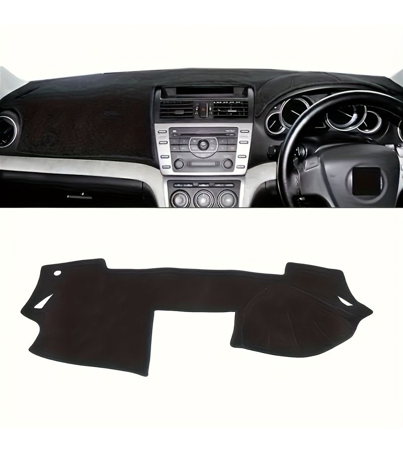 Dashboard Cover Suitable For Mazda 6 GH Series Cars 2009 To 2012 Right Hand Drive Black Polyester Fiber Car Interior Decoration - Image 3