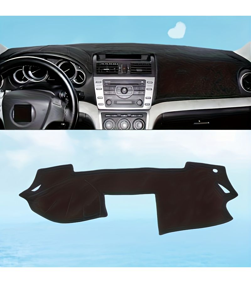 Dashboard Cover Suitable For Mazda 6 GH Series Cars 2009 To 2012 Right Hand Drive Black Polyester Fiber Car Interior Decoration - Image 1