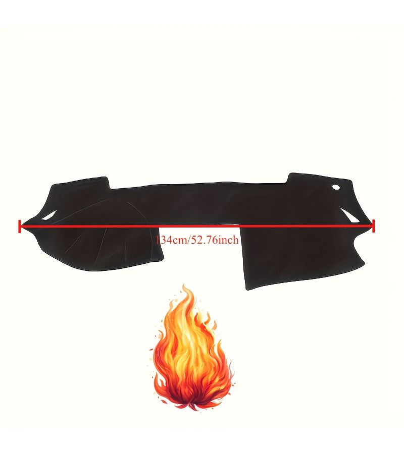 Dashboard Cover Suitable For Mazda 6 GH Series Cars 2009 To 2012 Right Hand Drive Black Polyester Fiber Car Interior Decoration - Image 2