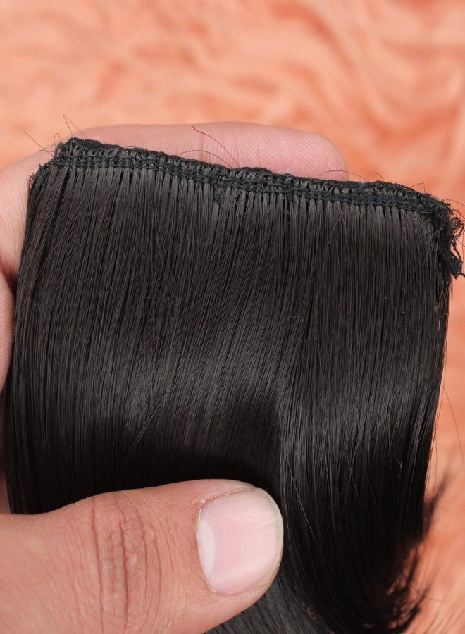 إيكان وصلات شعر إيكان القصيرة الكثيفة للشعر الخفيف، 6 بوصات، بني داكن، قطعة واحدة - Image 3