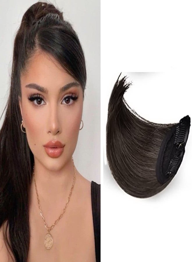 إيكان وصلات شعر إيكان القصيرة الكثيفة للشعر الخفيف، 6 بوصات، بني داكن، قطعة واحدة - Image 5