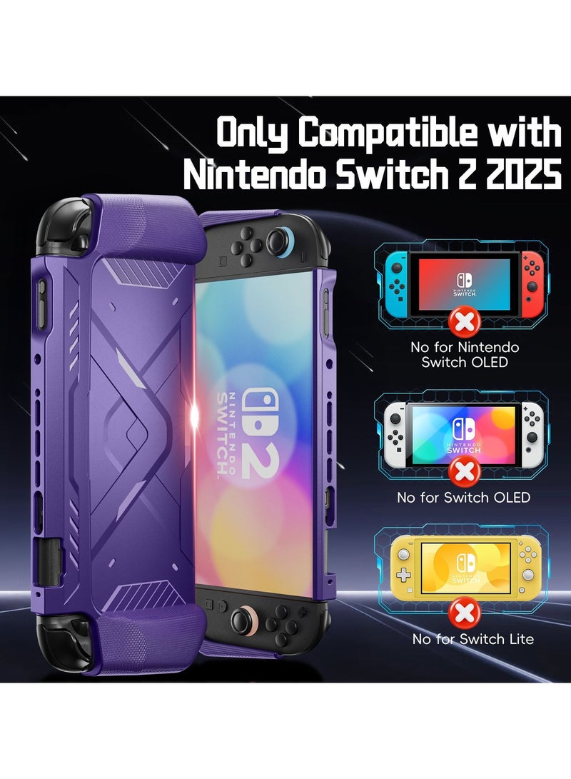General Suitable for SWITCH2 NS2 Gaming Console Case Gaming Console Case TPU Soft Bottom PC Face Cover  - Image 2