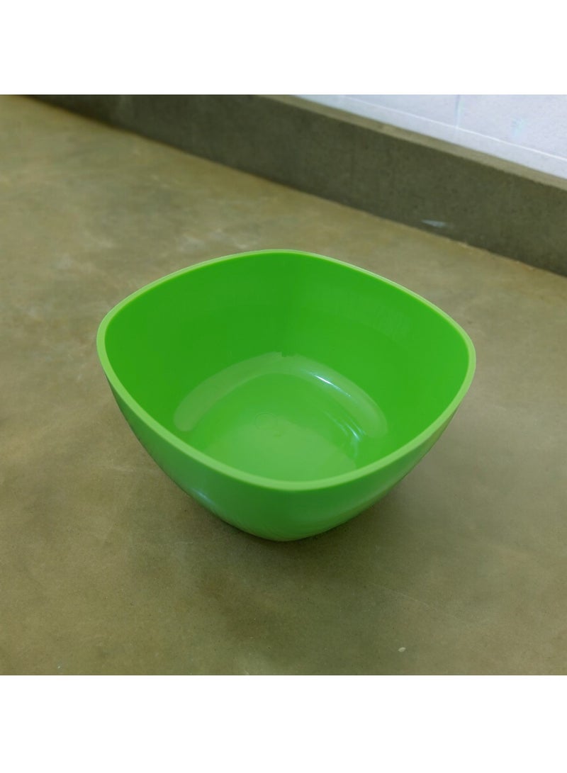 A set of high-quality plastic dishes, 4 pieces, multi-colored - Image 3