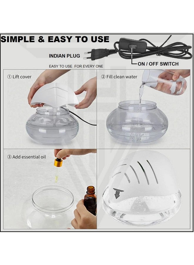 TARGET HYGIENE ABS-Plastic Portable Room Air Purifier and Humidifier Revitalizer | Air Purifier and Revitalizer With Monochrome Light - Mi-606A - White - Image 3