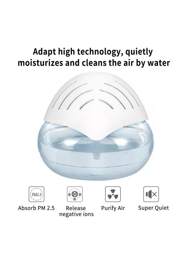 TARGET HYGIENE ABS-Plastic Portable Room Air Purifier and Humidifier Revitalizer | Air Purifier and Revitalizer With Monochrome Light - Mi-606A - White - Image 5