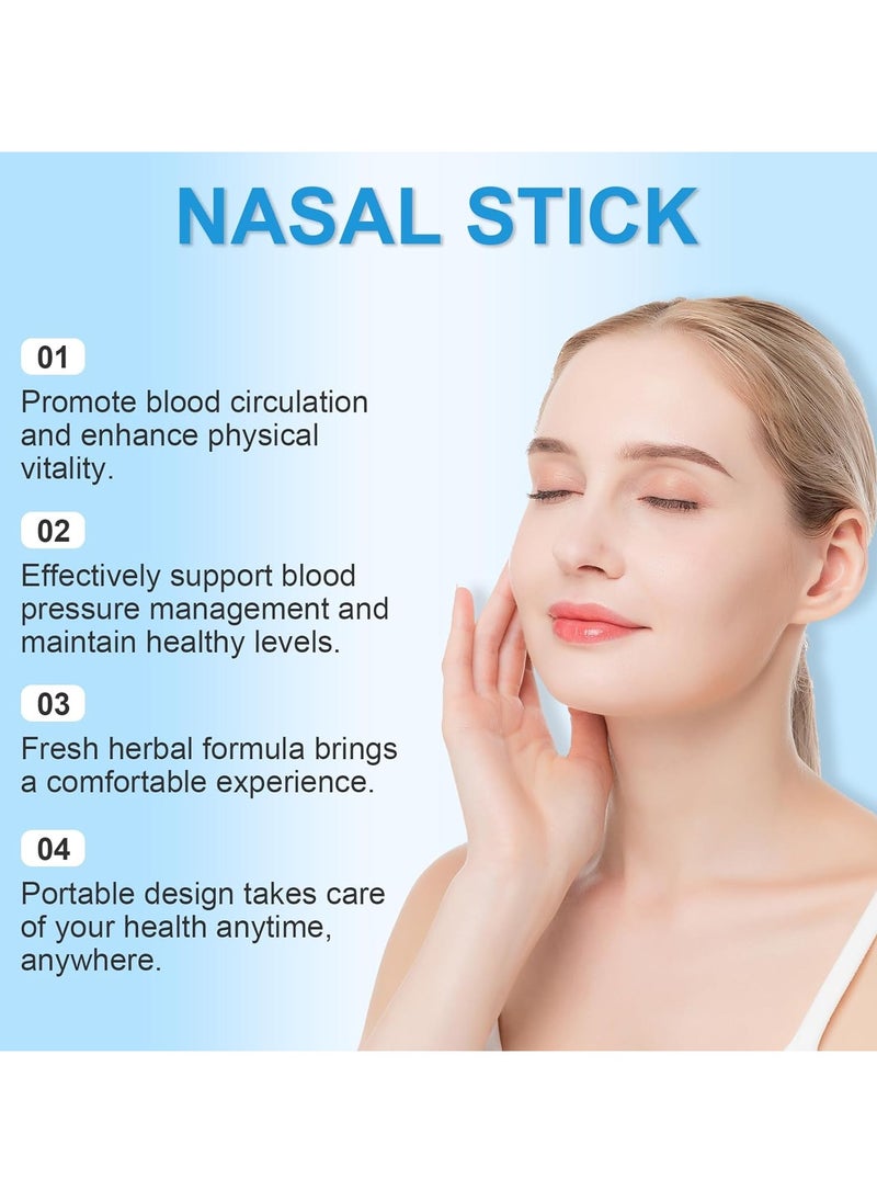 HANBOLI Nasal Stick Boost Energy (4 Pack), Portable Nose Inhaler Stick for Enhances Breathing Pure and Natural Menthol Provides Fresh Cooling  - Image 4