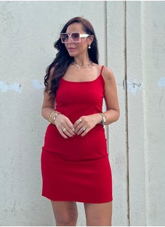 VENTIUP Mini Sleeveless Dress Red  - Image 1