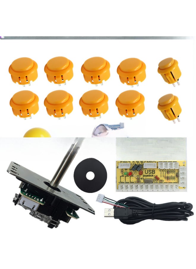 Generic - Usb Arcade Joystick Circuit Board Sanwa Joystick Accessories Card on Switch Digital Computer Game-Product Color:Red - Image 1