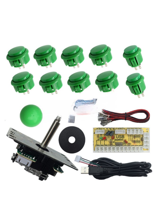 Generic - Usb Arcade Joystick Circuit Board Sanwa Joystick Accessories Card on Switch Digital Computer Game-Product Color:Red - Image 1