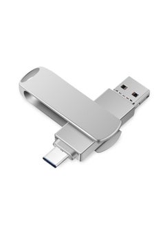 Generic Direct Supply Three-in-one Mobile Phone U Disk TYPE-C Multi-function OTG High-speed USB3.0 USB 512GB-Color:Slate Gray-Capacity:64GB  - Image 1