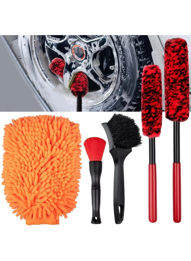 Preciva Car Detailing Kit, Car Wheel Cleaning Brush Kit - Image 1