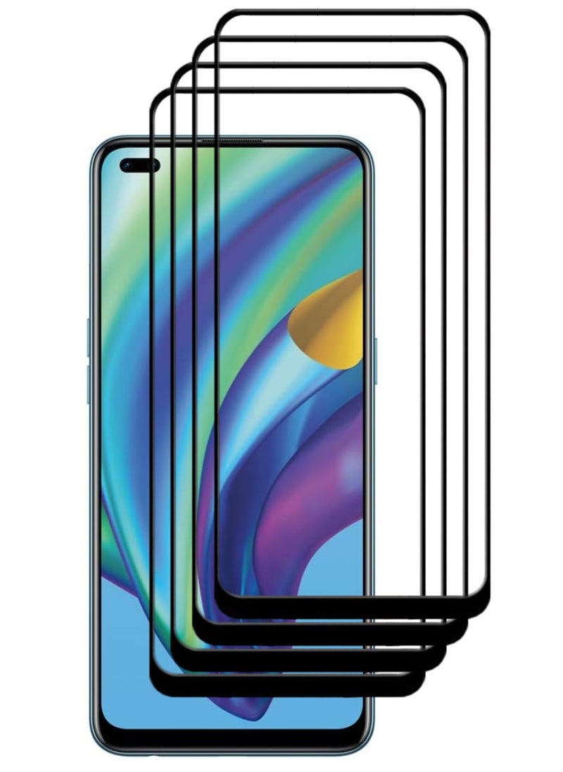 ACLIX 4 Pieces Antistatic ESD Dustproof Premium Quality High Definition Tempered Glass Screen Protector Designed For Oppo A93 - Image 1
