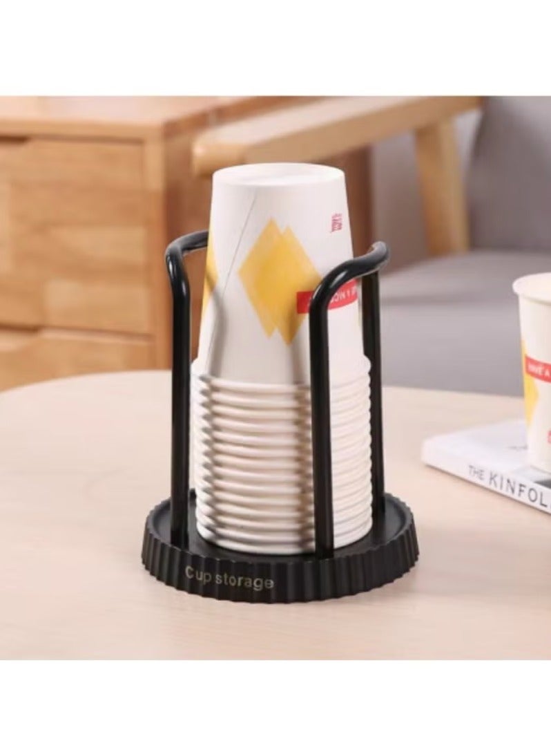 Generic Multi-Functional Home Paper Cup Holder - Black  - Image 1