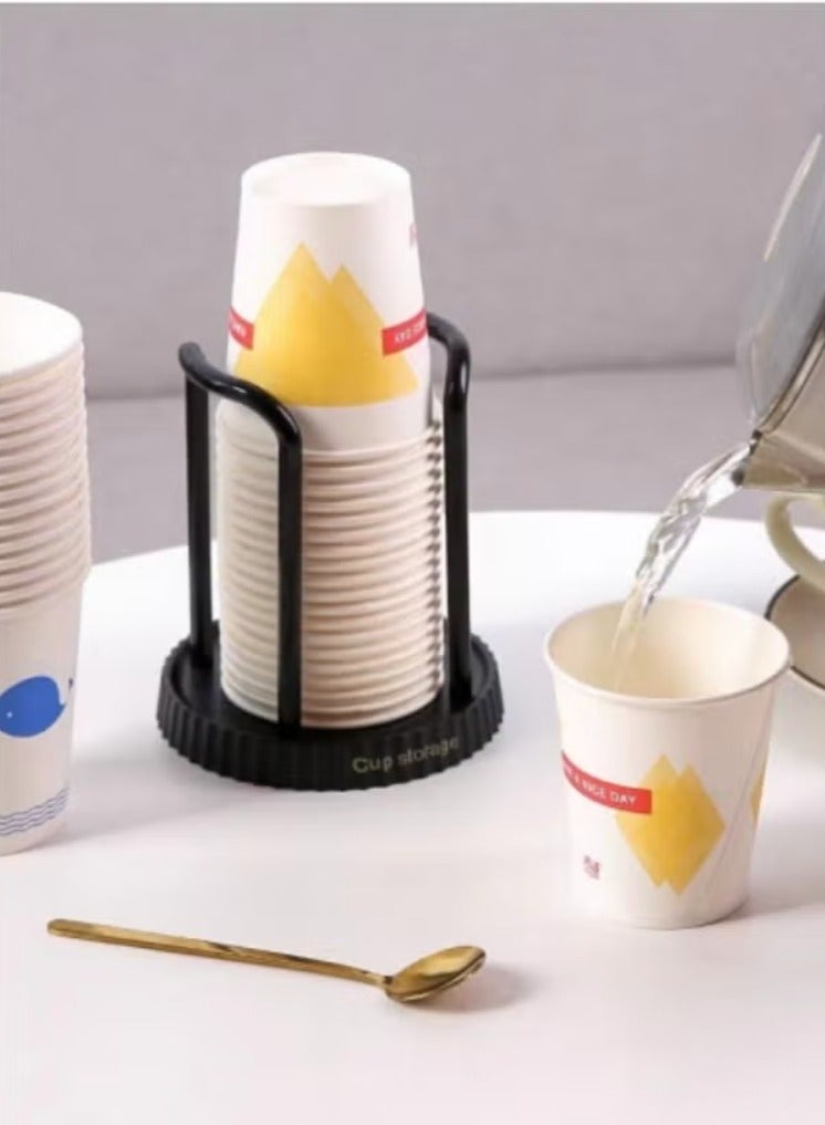 Generic Multi-Functional Home Paper Cup Holder - Black  - Image 2