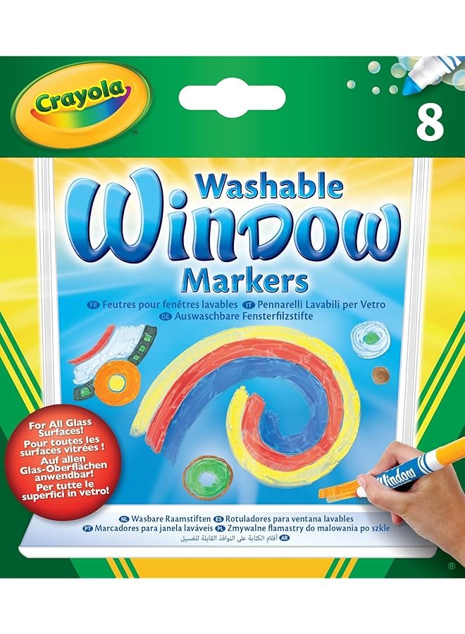 Crayola Mrkr Wsh Window Fx 8Ct 24 - Image 1