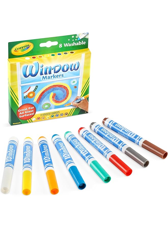 Crayola Mrkr Wsh Window Fx 8Ct 24 - Image 2