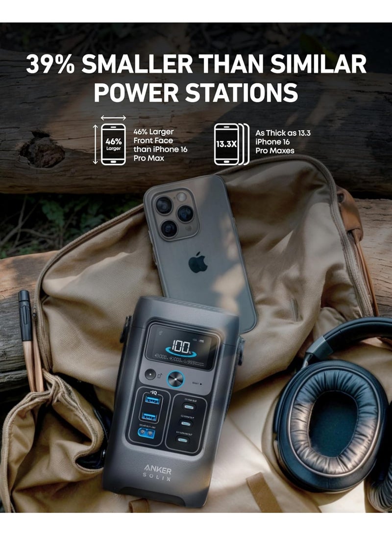 SOLIX C200 DC Power Bank Station (60,000mAh), 192Wh Portable Power Station, LiFePO4 Battery, 200W Solar Generator, For Outdoor Camping, Traveling, and Emergencies - Image 4