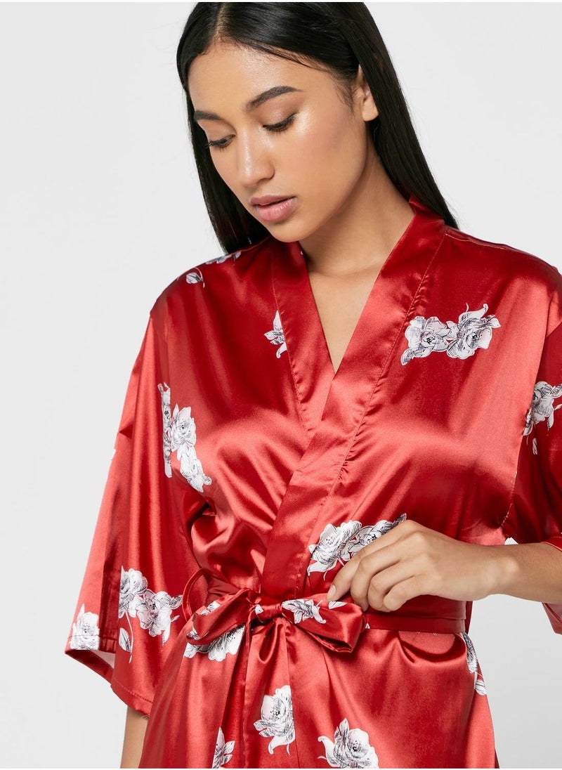 Printed Robe - Image 3